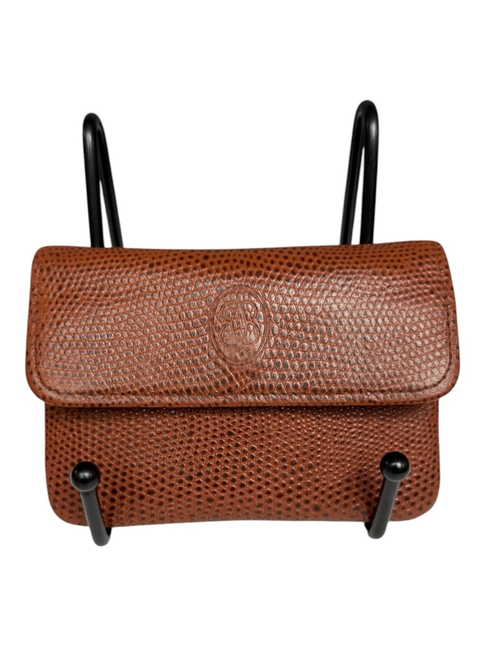 Vintage Buxton Brown Lizard Embossed Leather Coin Pouch Mini Wallet - Picture 3 of 11